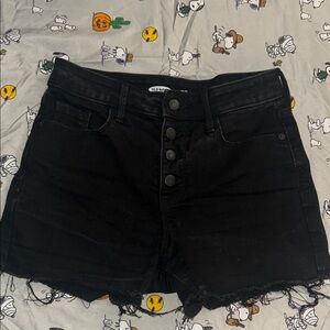 Old Navy Women's Black Jean Shorts